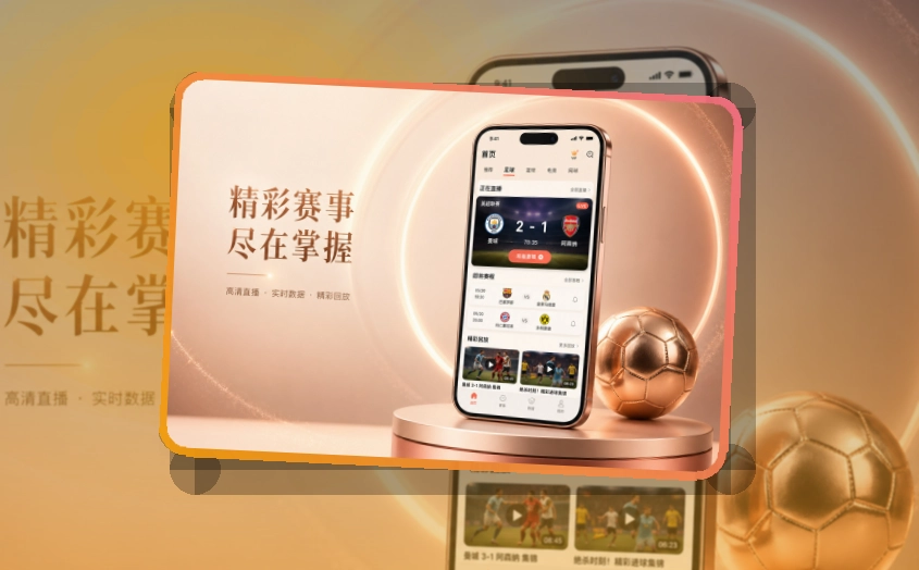 移动观赛入口 · App安装入口 · 赛事内容随身带走界面展示